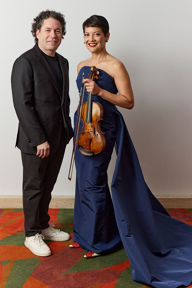 Gustavo Dudamel and Anne Akiko Meyers