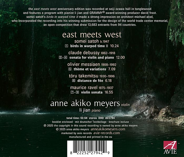 East Meets West back cover